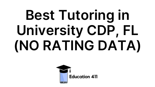 Best Tutoring in University CDP, FL (NO RATING DATA)